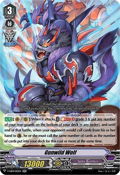 Gunwild Wolf (9013) [V-EB09] - Cardfight Vanguard Single