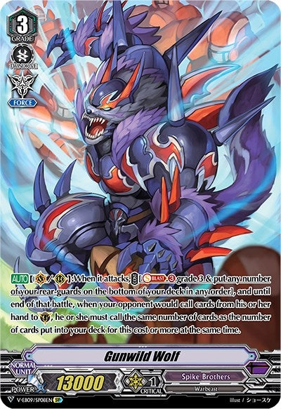 Gunwild Wolf (SP) (908) [V-EB09] - Cardfight Vanguard Single