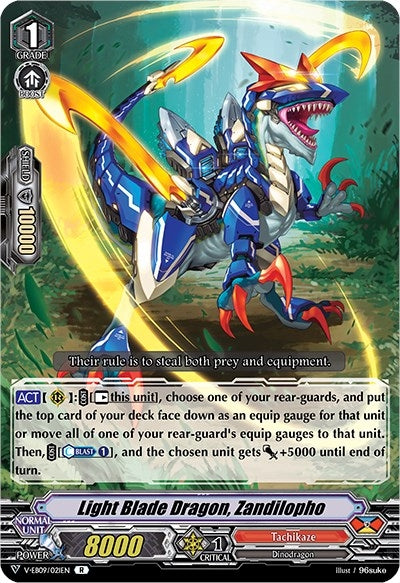 Light Blade Dragon Zandilopho (9021) [V-EB09] - Cardfight Vanguard Single