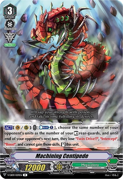 Machining Centipede (9029) [V-EB09] - Cardfight Vanguard Single