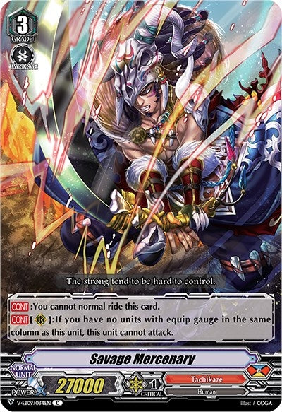 Savage Mercenary (9034) [V-EB09] - Cardfight Vanguard Single