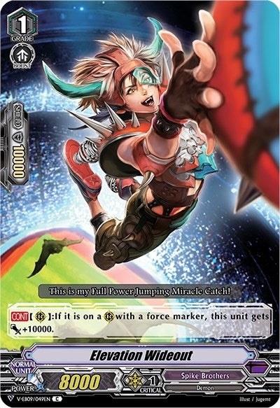Elevation Wideout (9049) [V-EB09] - Cardfight Vanguard Single