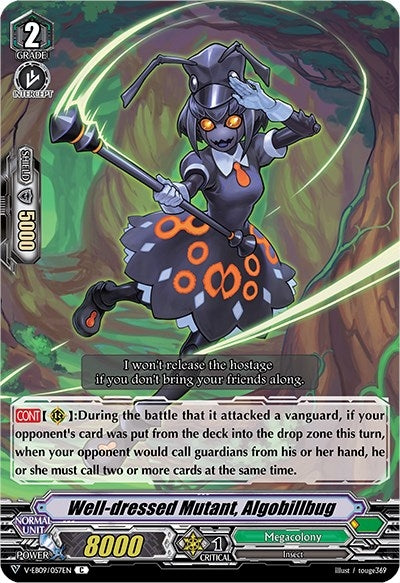 Well-dressed Mutant Algobillbug (9057) [V-EB09] - Cardfight Vanguard Single