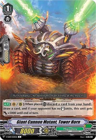 Giant Cannon Mutant Tower Horn (9059) [V-EB09] - Cardfight Vanguard Single