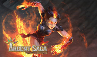 Argent Saga TCG Rubber Playmat - Scarlett - Playmats Sealed