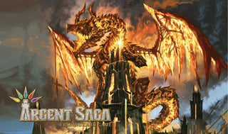 Argent Saga TCG Rubber Playmat - Vehemot Crimson Guardian - Playmats Sealed