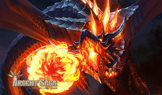 Argent Saga TCG Rubber Playmat - Enraged Dragon - Playmats Sealed
