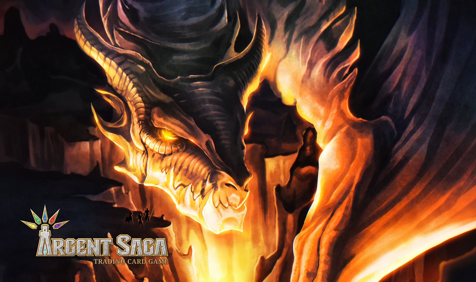 Argent Saga TCG Rubber Playmat - Slumbering Dragon - Playmats Sealed