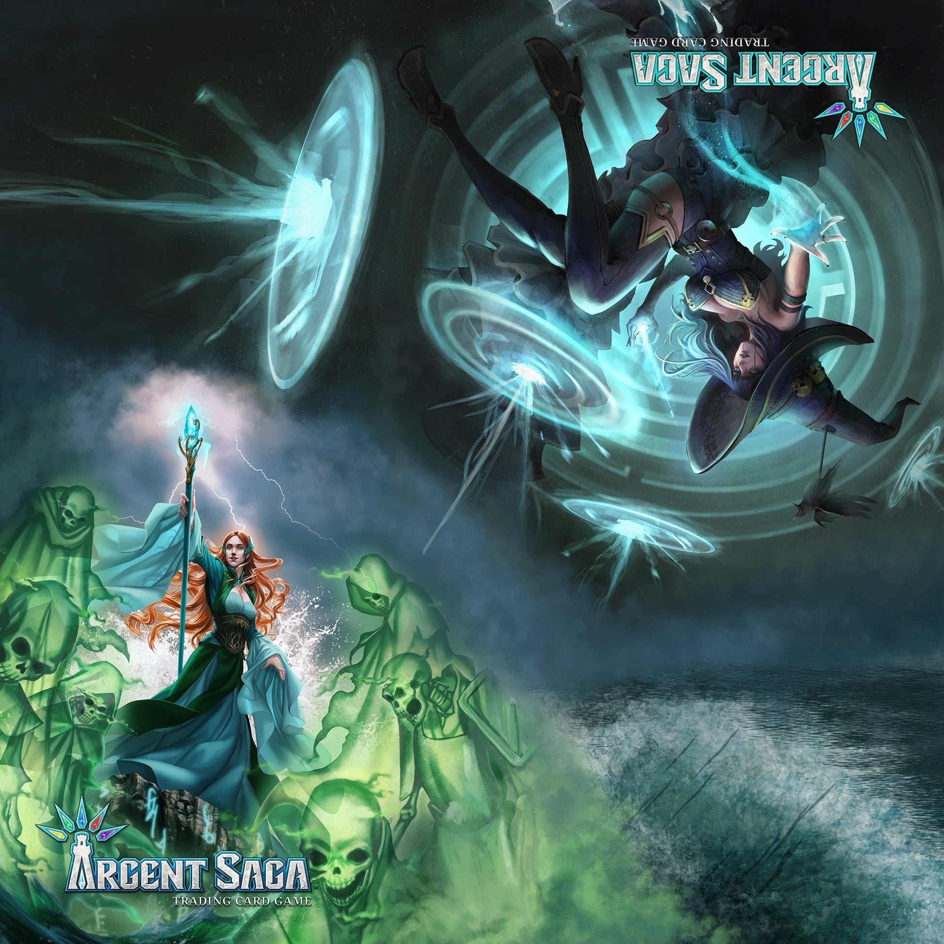 Argent Saga TCG Cloth 2-Player Playmat - Witches - Playmats Sealed