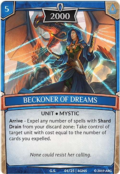 Beckoner of Dreams (1) [GENE] - Argent Saga TCG Single