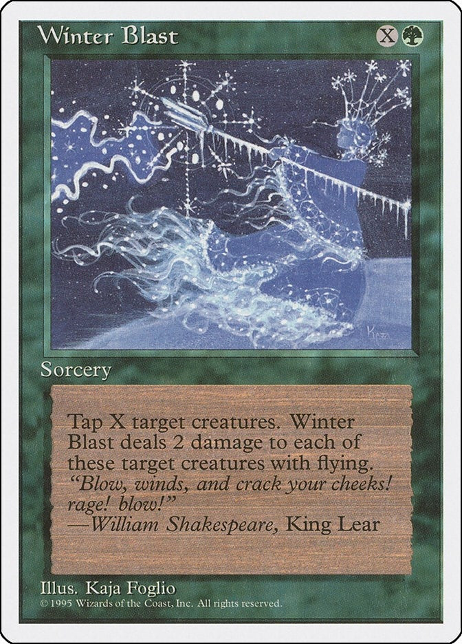 Winter Blast [4ED] - MTG Single