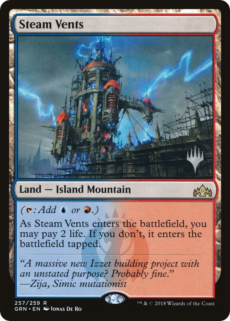 Steam Vents (257) [PPELD] - MTG Single