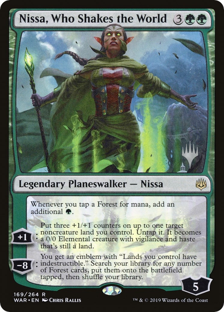 Nissa Who Shakes the World (169) [PPELD] - MTG Single
