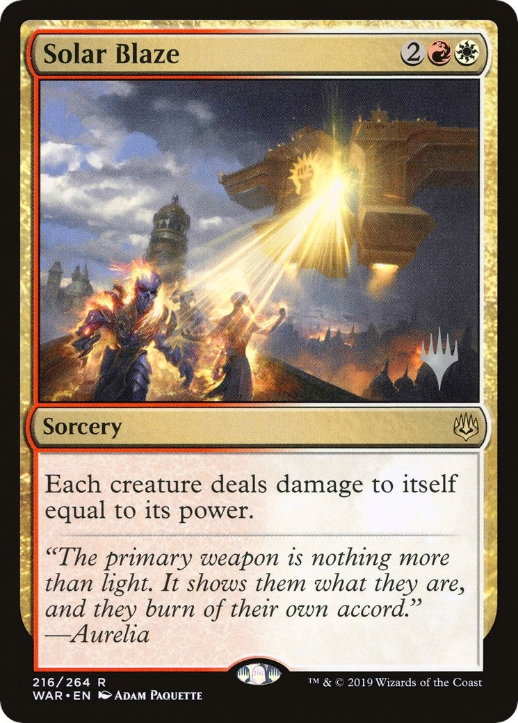 Solar Blaze (216) [PPELD] - MTG Single