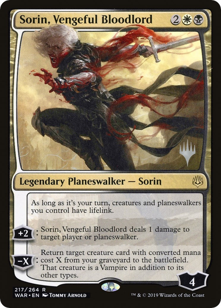 Sorin Vengeful Bloodlord (217) [PPELD] - MTG Single