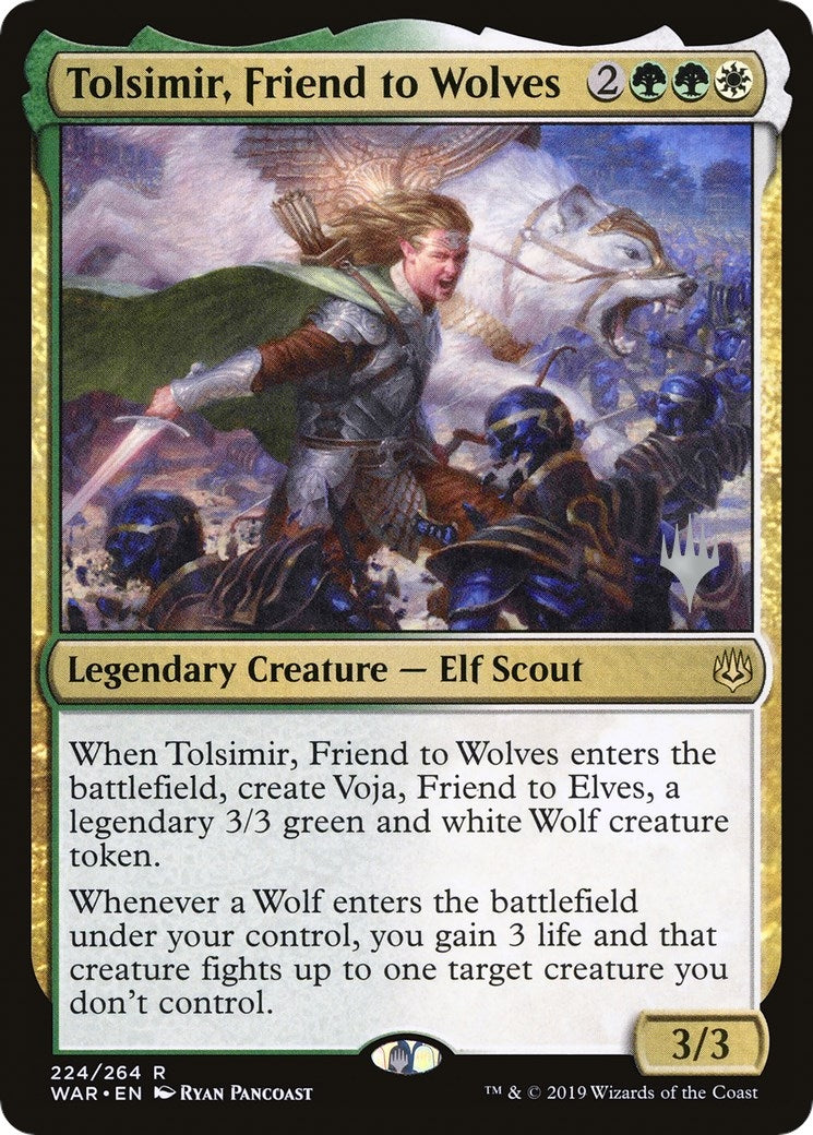 Tolsimir Friend to Wolves (224) [PPELD] - MTG Single