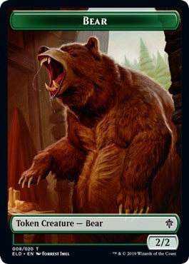 Bear // Food (17) Double-sided Token (0) [ELD] - MTG Single