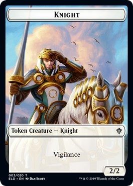 Knight // Food (17) Double-sided Token (0) [ELD] - MTG Single