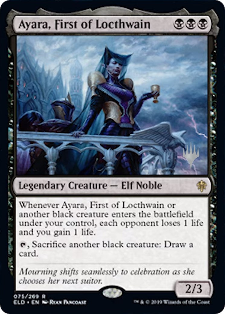Image for Ayara, First of Locthwain (75) (Throne of Eldraine) - Magic: The Gathering