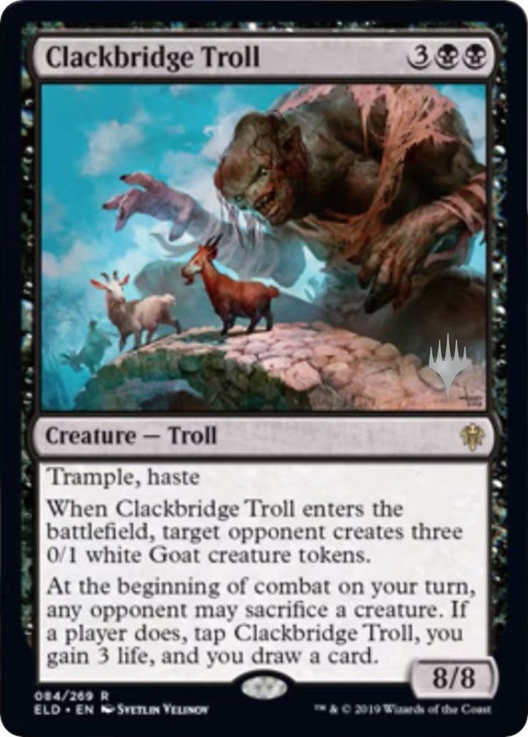 Clackbridge Troll (84) [PPELD] - MTG Single