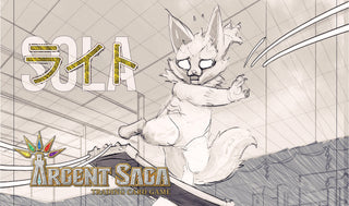 Argent Saga TCG Rubber Event Playmat - Sola Sketch (Side Event June 2019) - Playmats Sealed