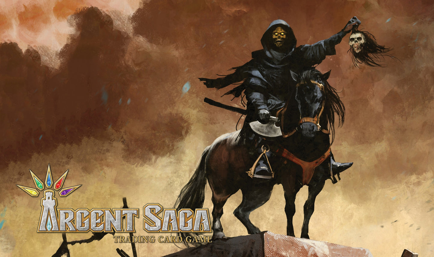 Argent Saga TCG Rubber Event Playmat - Brant the Wicked Judge (Gen Con 2019) - Playmats Sealed