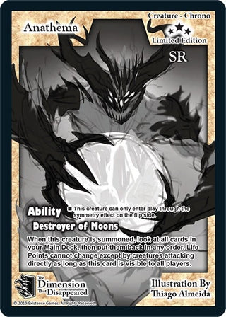 Anathema (Limited Edition) [LESC] - Exodus TCG Single