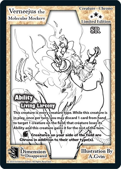 Verneejus the Molecular Mockery (Limited Edition) [LESC] - Exodus TCG Single