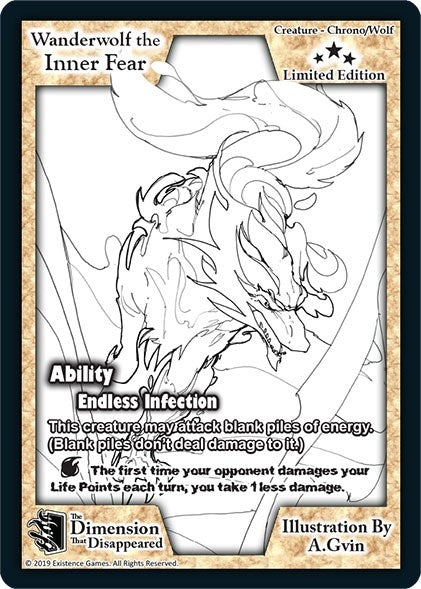 Wanderwolf the Inner Fear (Limited Edition) [LESC] - Exodus TCG Single