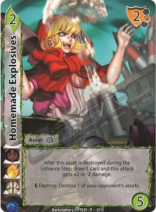 Homemade Explosives (Full Art Promo) (3) [DS02] - UniVersus Single