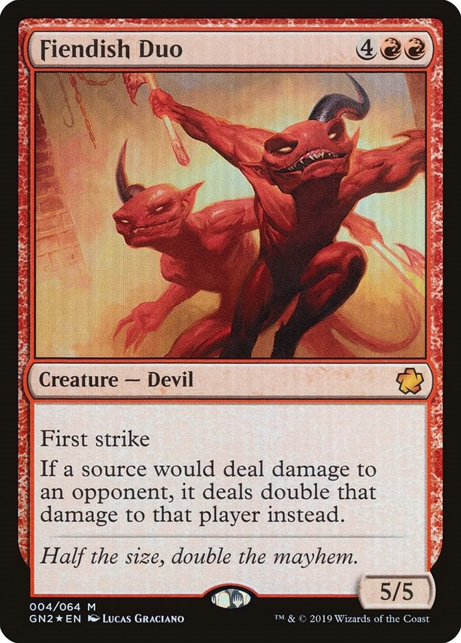 Fiendish Duo (4) [GN2] - MTG Single