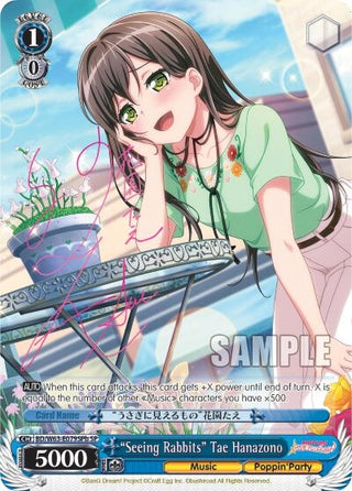 ’Seeing Rabbits’ Tae Hanazono (SP) (B) (63079) [BD/W63] - Weiss Schwarz Single