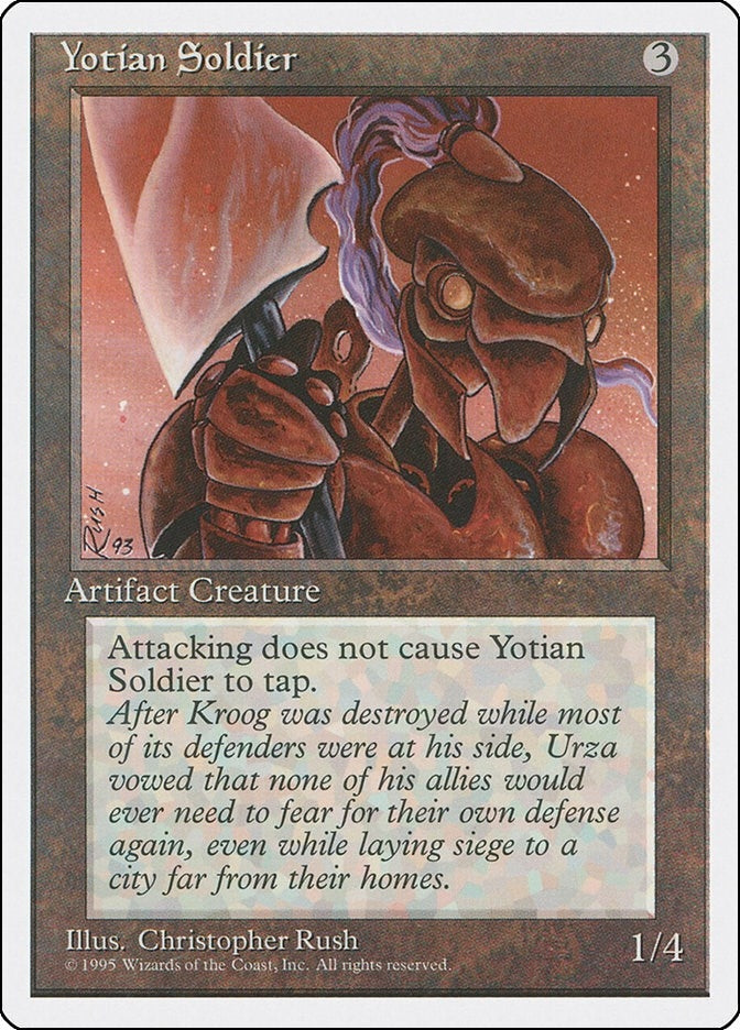 Yotian Soldier [4ED] - MTG Single