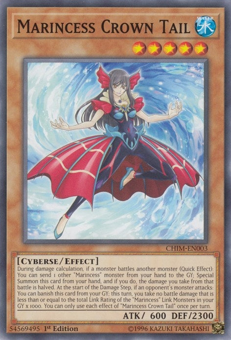 Marincess Crown Tail (3) (CHIM) - YuGiOh Single