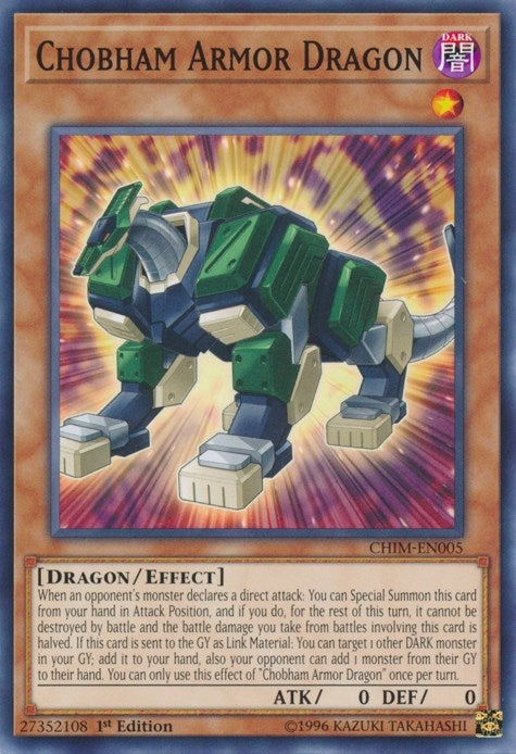 Chobham Armor Dragon (5) (CHIM) - YuGiOh Single