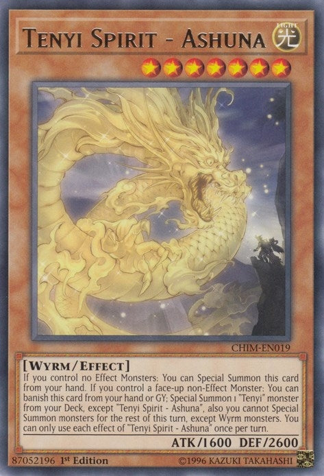 Tenyi Spirit - Ashuna (19) (CHIM) - YuGiOh Single