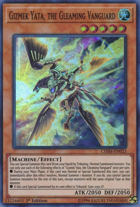 Gizmek Yata the Gleaming Vanguard (23) (CHIM) - YuGiOh Single