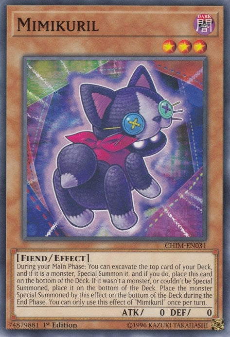 Mimikuril (31) (CHIM) - YuGiOh Single