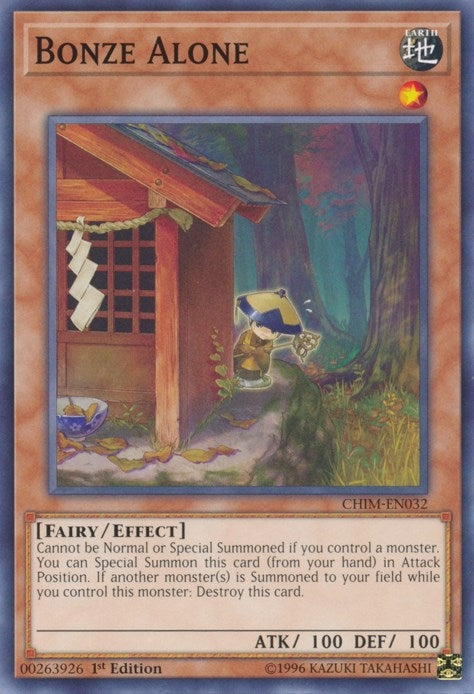 Bonze Alone (32) (CHIM) - YuGiOh Single