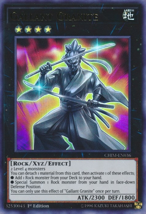 Gallant Granite (36) (CHIM) - YuGiOh Single
