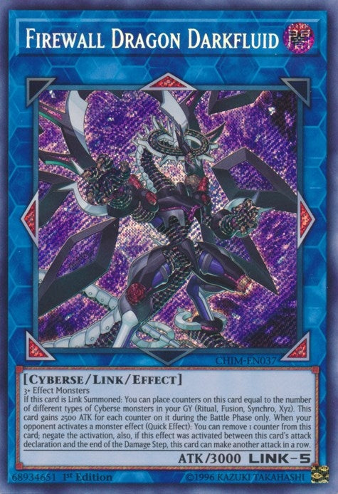 Firewall Dragon Darkfluid (37) (CHIM) - YuGiOh Single