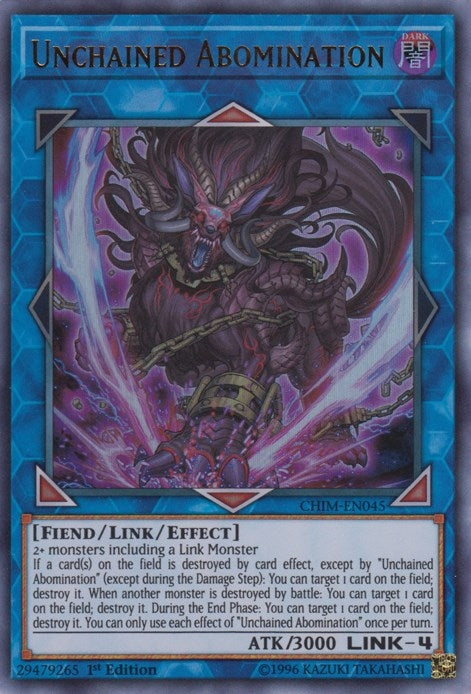 Unchained Abomination (45) (CHIM) - YuGiOh Single