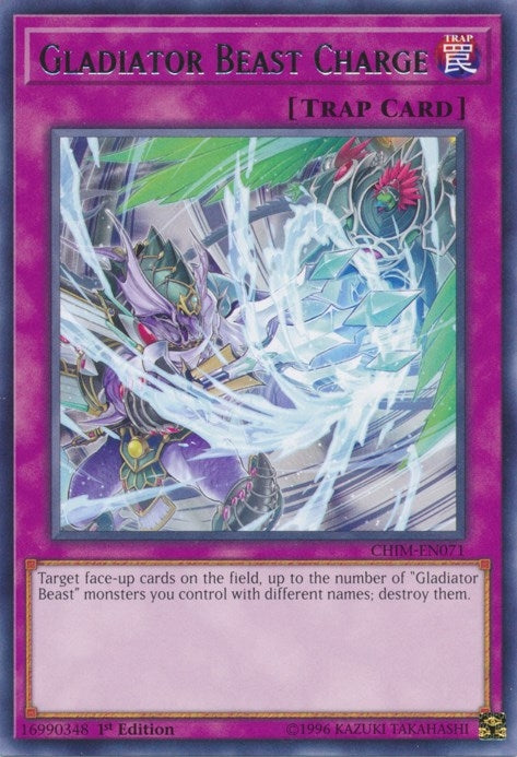 Gladiator Beast Charge (71) (CHIM) - YuGiOh Single