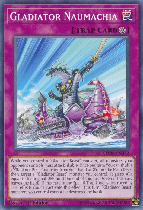 Gladiator Naumachia (72) (CHIM) - YuGiOh Single
