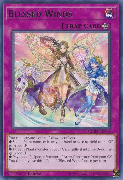 Blessed Winds (74) (CHIM) - YuGiOh Single
