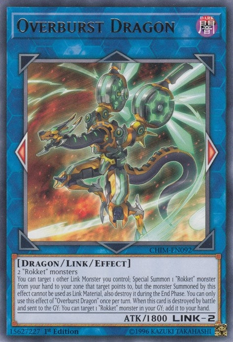 Overburst Dragon (92) (CHIM) - YuGiOh Single
