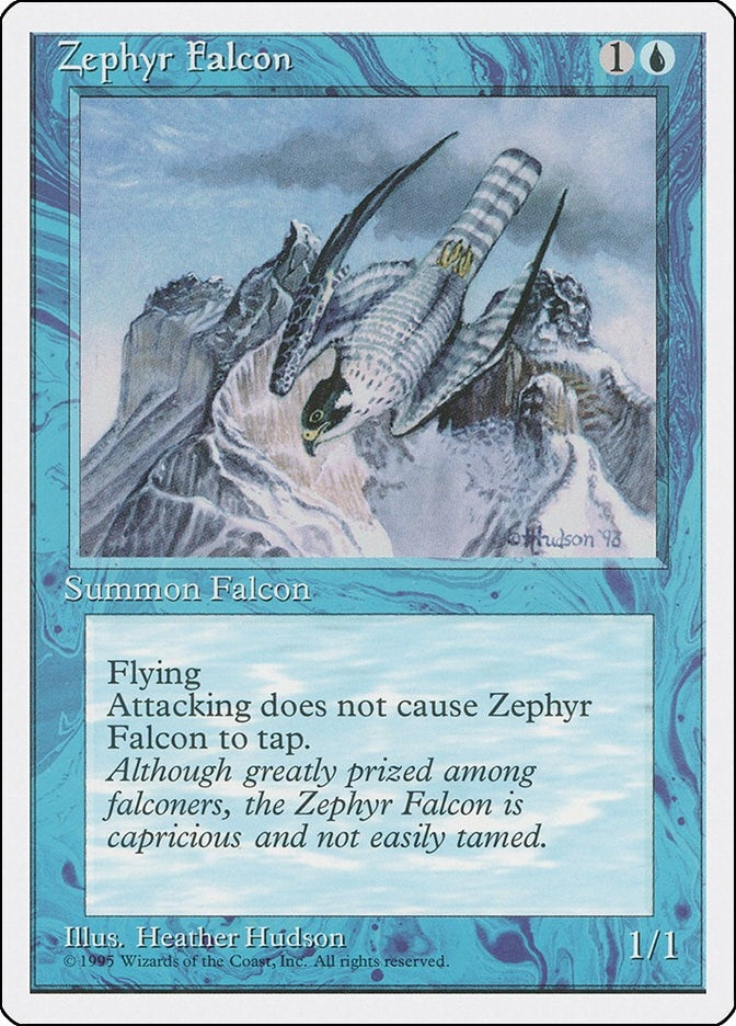 Zephyr Falcon [4ED] - MTG Single