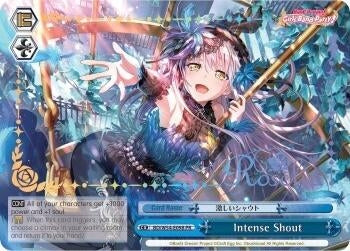 Intense Shout (Alternate Art Promo) (54098) [BD/W54] - Weiss Schwarz Single