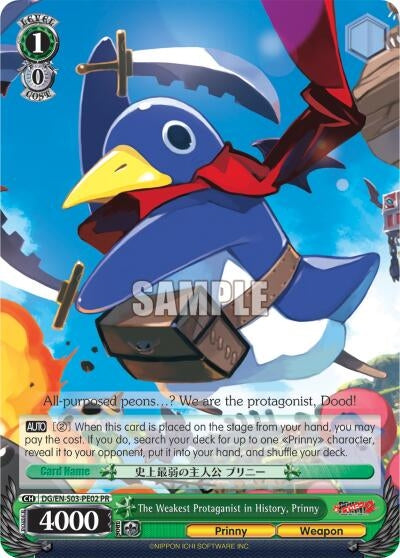 The Weakest Protagonist in History Prinny (302) [DG/EN-S03] - Weiss Schwarz Single