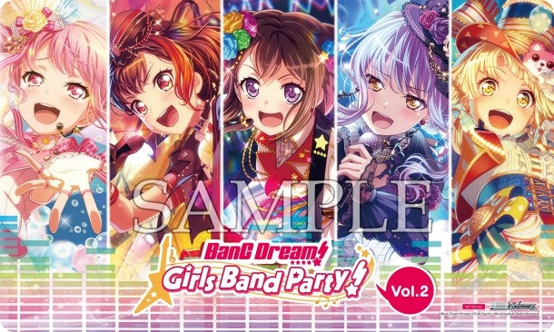 Weiss Schwarz Preorder Playmat - BanG Dream! Girls Band Party! Vol.2 - Playmats Sealed